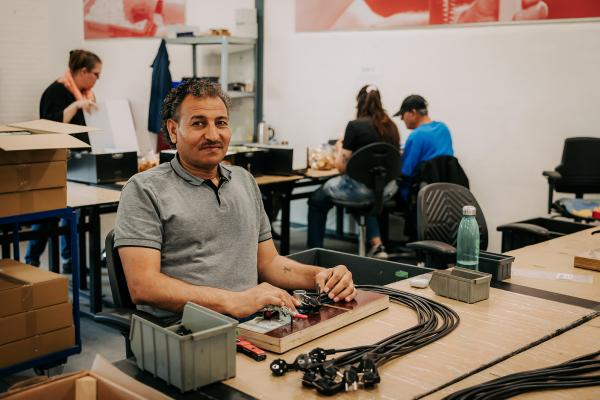 Werkplaats verpakken en assemblage